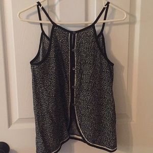 She and Sky Black and White Tank Top